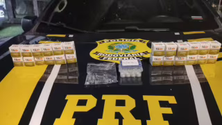 PRF apreende medicamentos para emagrecimento e prende homem por suspeita de contrabando no Triângulo Mineiro