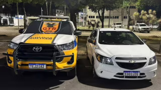 PRF apreende carro com registro de apropriação indébita na BR-381, em Ipatinga