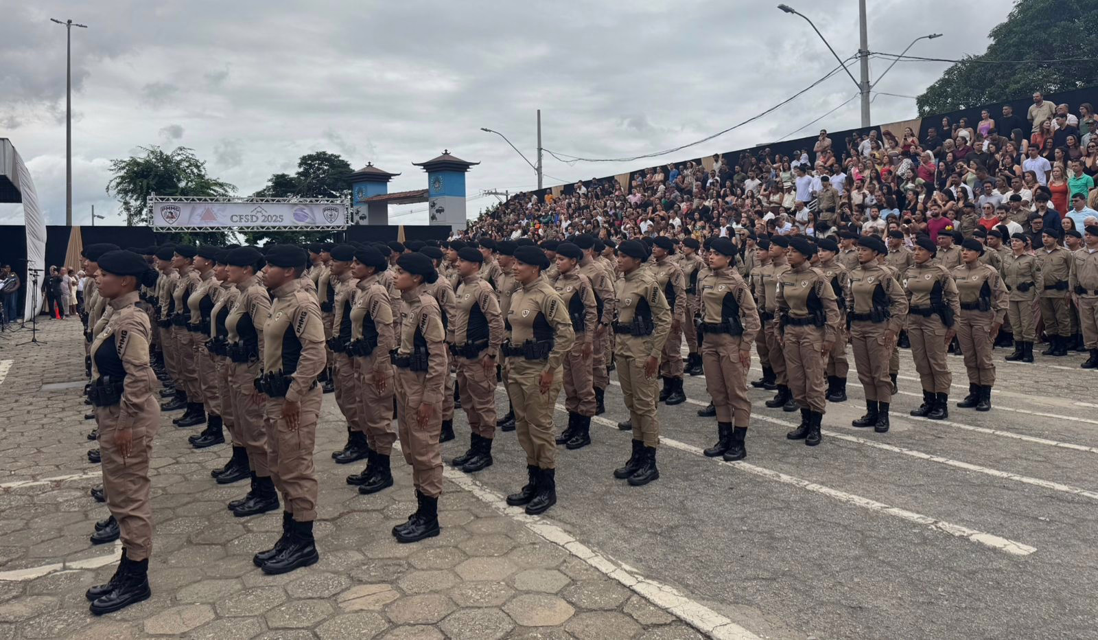 Os 181 novos policiais militares deverão atuar em municípios atendidos pela 12ª RPM.