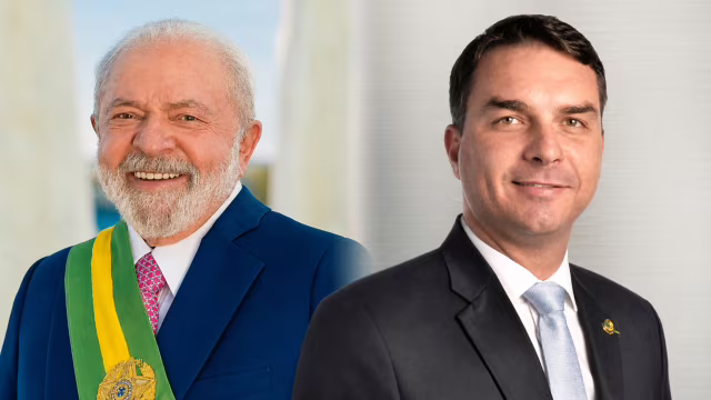 Datafolha: Lula aparece à frente de Flávio Bolsonaro em simulação de 2º turno para 2026