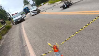 Colisão na MG-129 mata motociclista e deixa outra pessoa em estado grave em Itabira
