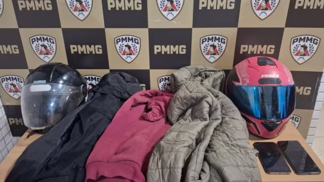 PM prende homem e apreende dois adolescentes suspeitos de roubo de moto em Caratinga