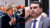 Pesquisa indica Lula à frente de Flávio Bolsonaro no 1º e 2º turno em 2026