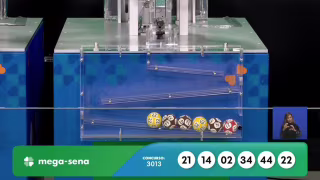 Mega-Sena 3013: sorteio de sábado (30) tem dezenas 02, 14, 21, 22, 34 e 44