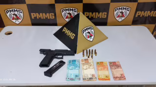 Jovem de 18 anos é preso por porte ilegal de arma durante operação da PM em Matipó