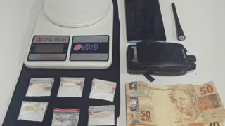Homem é preso suspeito de vender drogas por “delivery” em Coronel Fabriciano