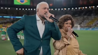 Assessoria de Alcione cita falha técnica em hino com Belo antes de Brasil x Panamá no Maracanã
