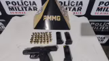 Homem é preso após ameaça a vizinho e disparos em Ipaba