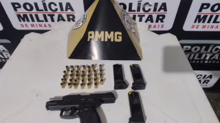 Homem é preso após ameaça a vizinho e disparos em Ipaba