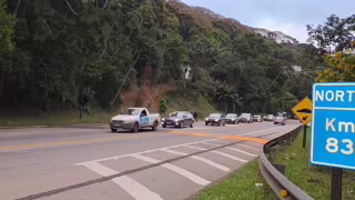 BR-116 ganha quatro quebra-molas na Quinta Lebrão, em Teresópolis, após sequência de acidentes
