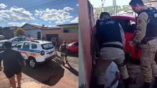 Três suspeitos de roubo de veículos são presos após troca de tiros com a PM em Uberlândia