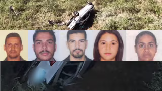 Saiba quem são os cinco mortos no acidente com BMW que caiu em ribanceira em Imbé de Minas