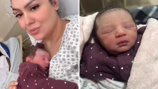 Bebê de maquiadora de Serrana (SP) que descobriu gravidez no 8º mês nasce em Ribeirão Preto