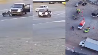 Motociclista fica ferida após colisão com carro na BR-116, em Caratinga