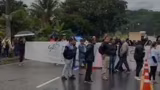 Protesto fecha trecho da Rio-Santos em Angra contra restrição da emergência do Hospital da Praia Brava