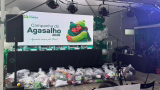 Cartão de TODOS entrega agasalhos arrecadados na campanha de inverno nesta sexta-feira