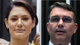 Flávio Bolsonaro diz esperar Michelle na campanha de 2026 “na hora certa”