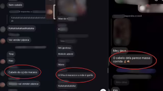 Aluna de 12 anos relata ofensas racistas de colegas em grupo de mensagens em Praia Grande