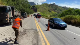 Obras deixam BR-381 mais lenta entre BH e Vale do Aço; DNIT atualiza horários das intervenções