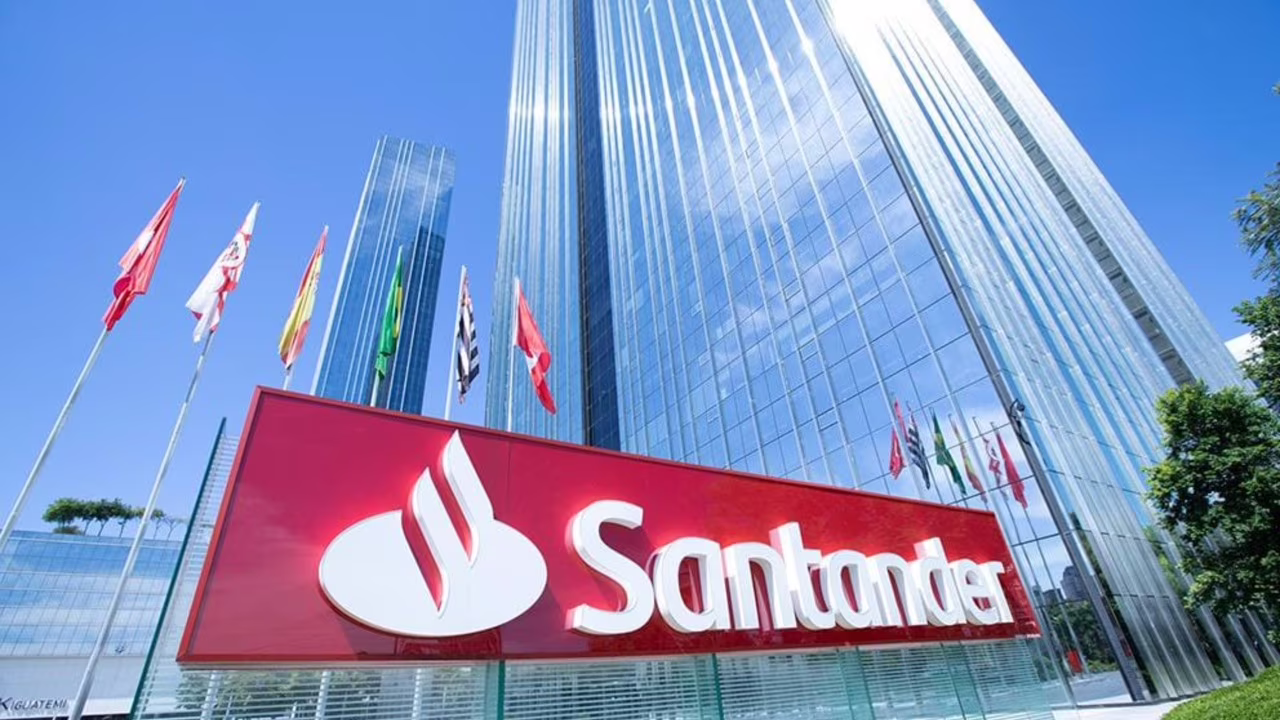 Sede brasileira do banco Santander, em São Paulo