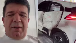 Cantor Waldonys se envolve em acidente de trânsito em Fortaleza, no Ceará