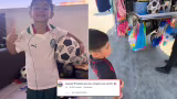 Neymar responde a menino palmeirense que pediu bola do Santos por admiração ao craque