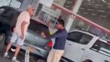 Motorista é detido após confusão e danos a carro de idosos na BR-020, no DF
