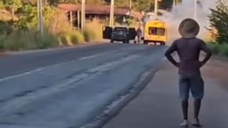Grupo armado ataca carro-forte na zona rural de Capinzal do Norte, no Maranhão