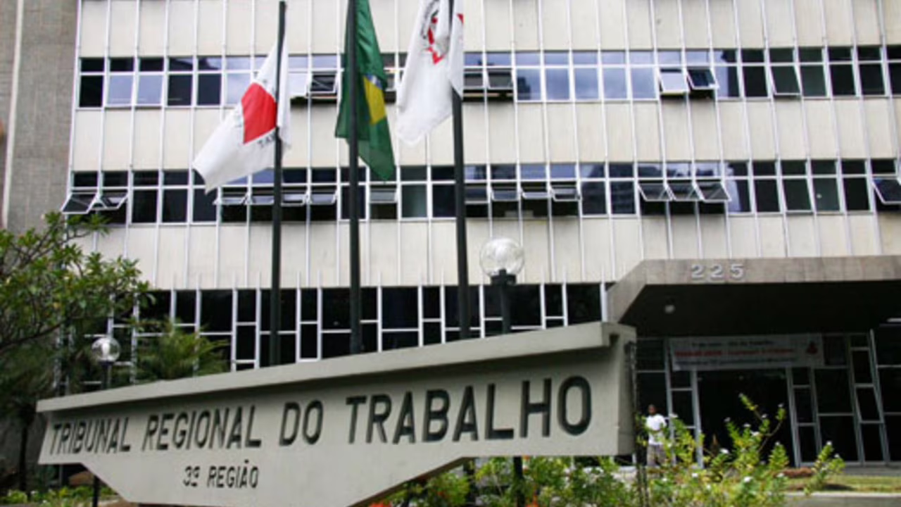 Sede do Tribunal Regional do Trabalho da 3ª Região, em Belo Horizonte, onde será lançada campanha contra assédio eleitoral