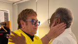 Elton John chama Gilberto Gil de lenda em reencontro no Rock in Rio 2026