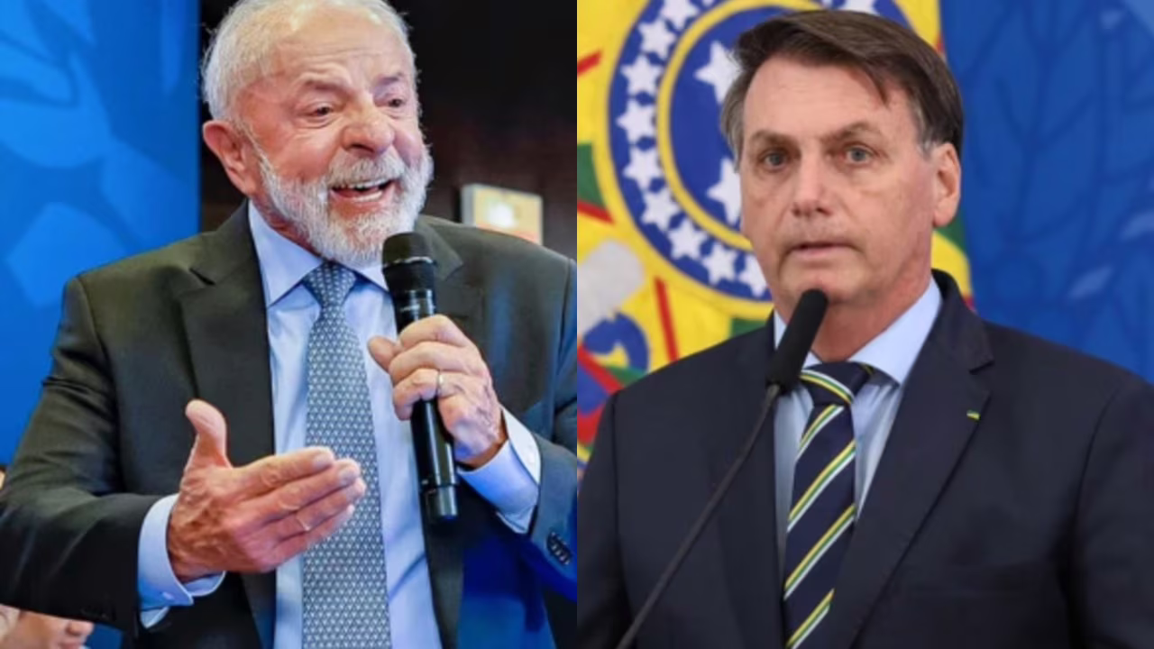 Presidente Lula e o ex-presidente Jair Bolsonaro Foto: Ricardo Stuckert / PR