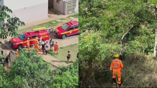 Duas crianças são resgatadas sem ferimentos após se perderem em mata de Itabira, MG
