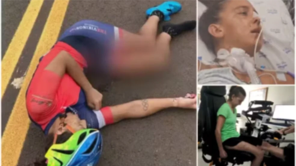 Sem CNH, motociclista que atropelou triatleta é julgado por tentativa de homicídio