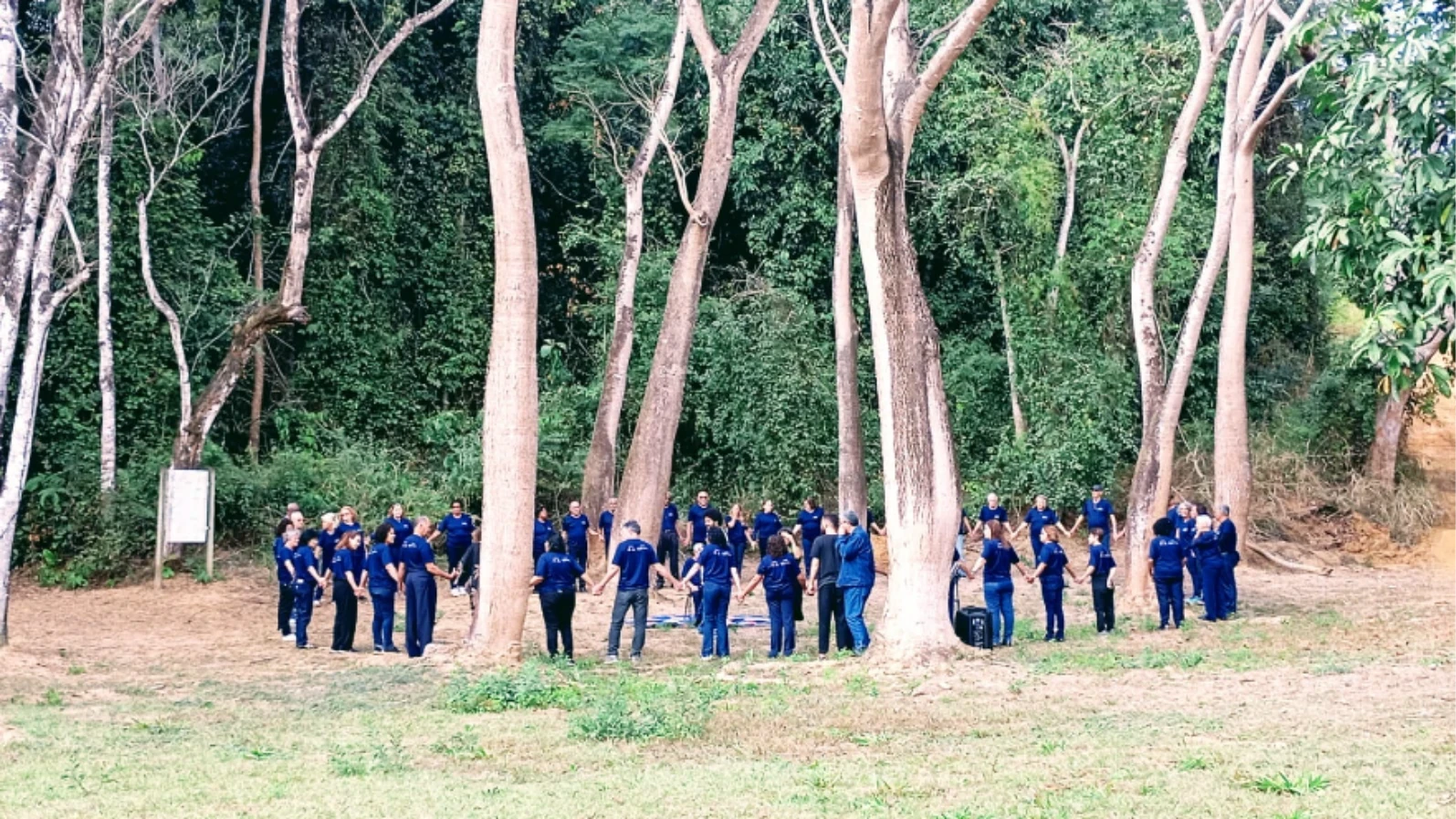 Evento no Bosque da Fundação Aperam celebra mês da pessoa idosa