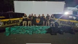 PMRv apreende 521 kg de cocaína escondidos em caminhão de carne na MGC-497