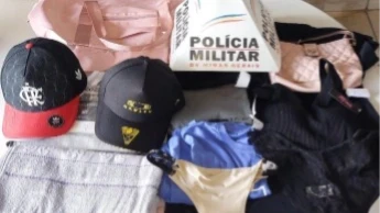 Polícia Militar recupera roupas furtadas em Ipatinga e detém suspeito por receptação
