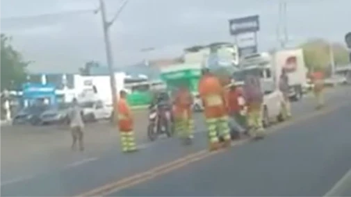 Motorista foge após grave acidente na BR-116 em Caratinga