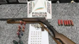 Polícia apreende armas com adolescente de 13 anos em São Gonçalo do Rio Abaixo