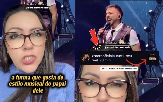 Xororó comentou sobre vídeo da Fernanda Fernandes