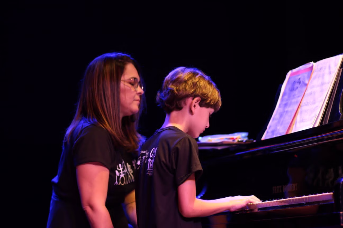 Apresentação de musicoterapia