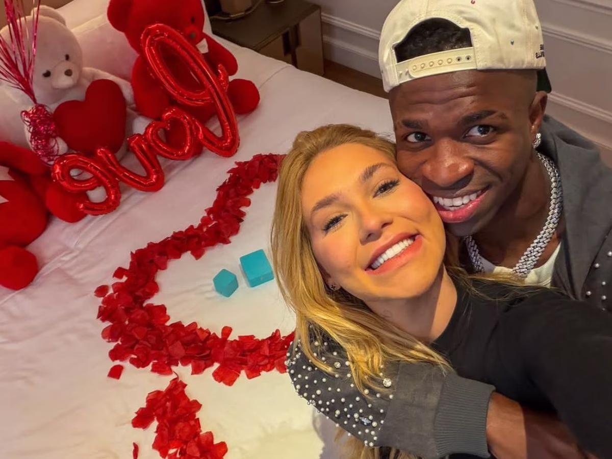 Vini Jr. faz pedido de namoro para Virgínia