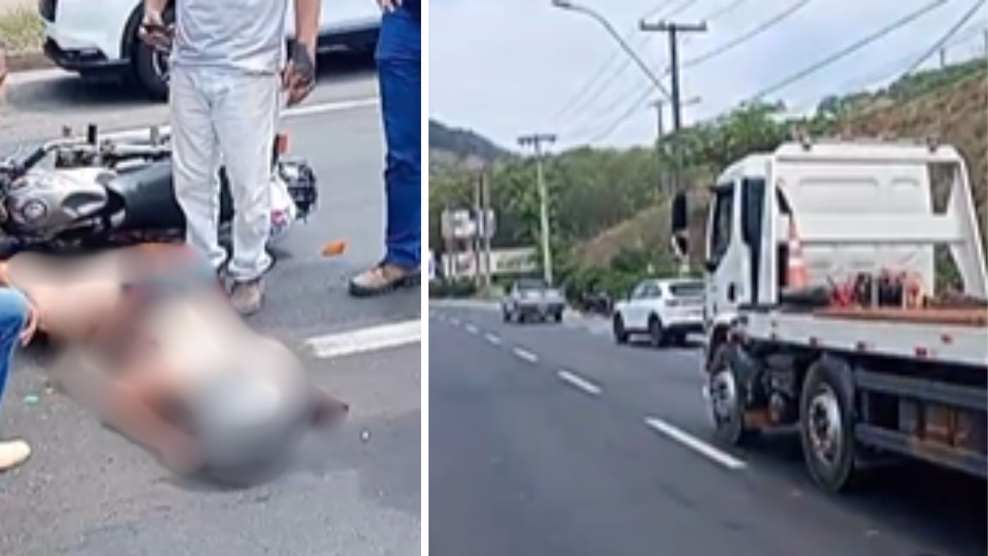 Imagens do acidente.