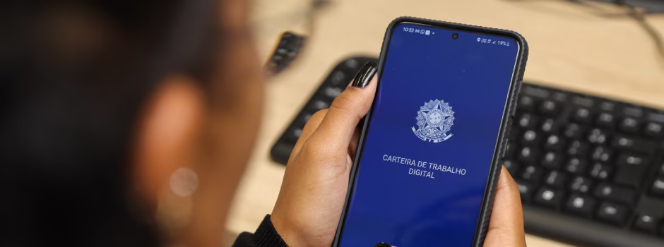 Carteira de trabalho digital.