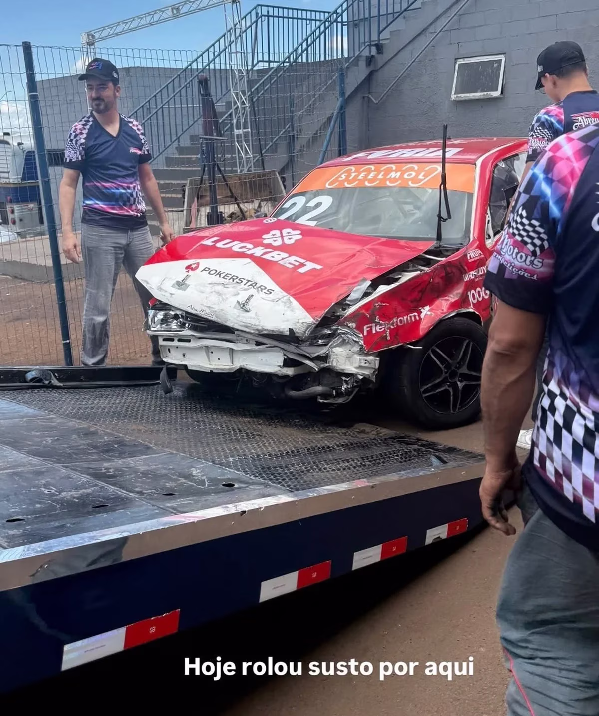 De acordo com os porta-vozes de Caio, o incidente foi apenas um susto e não afetou sua atuação nas próximas fases da competição