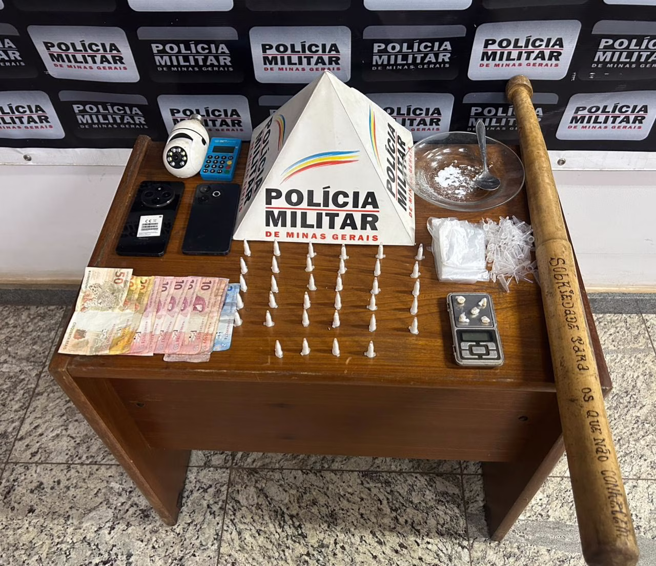 Entorpecentes confiscados