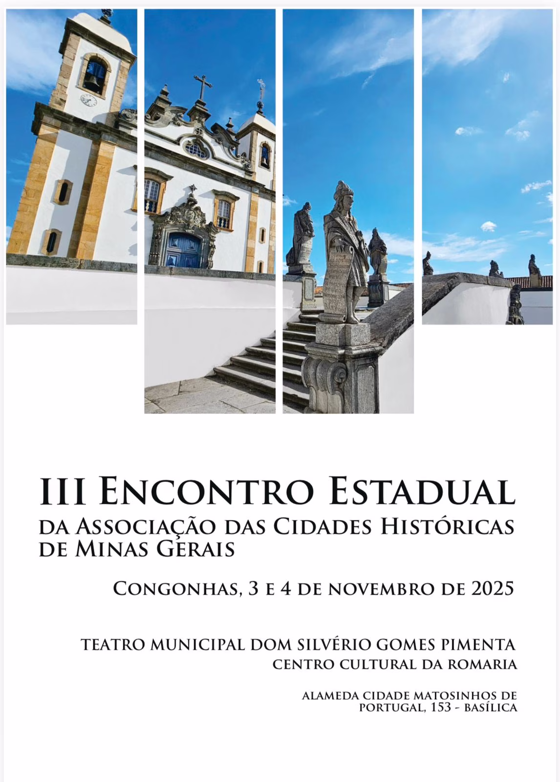 Fwd: Associação das Cidades Históricas de Minas Gerais divulga programação de seu último Encontro do ano
