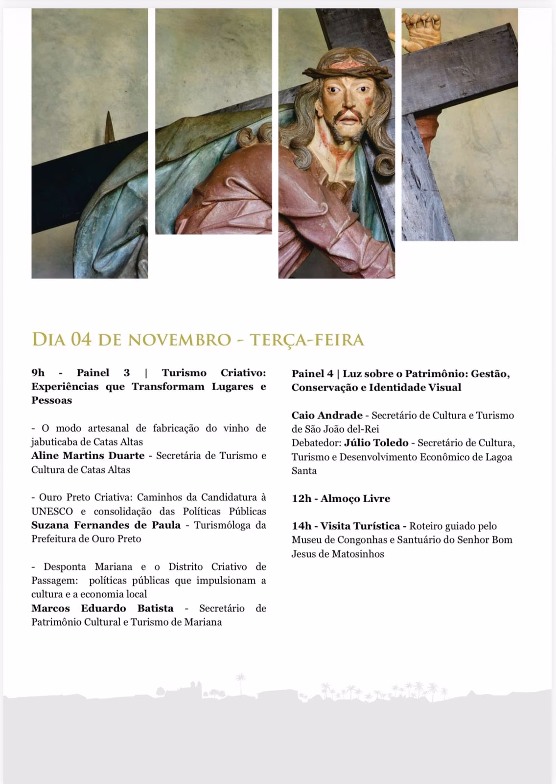 Fwd: Associação das Cidades Históricas de Minas Gerais divulga programação de seu último Encontro do ano