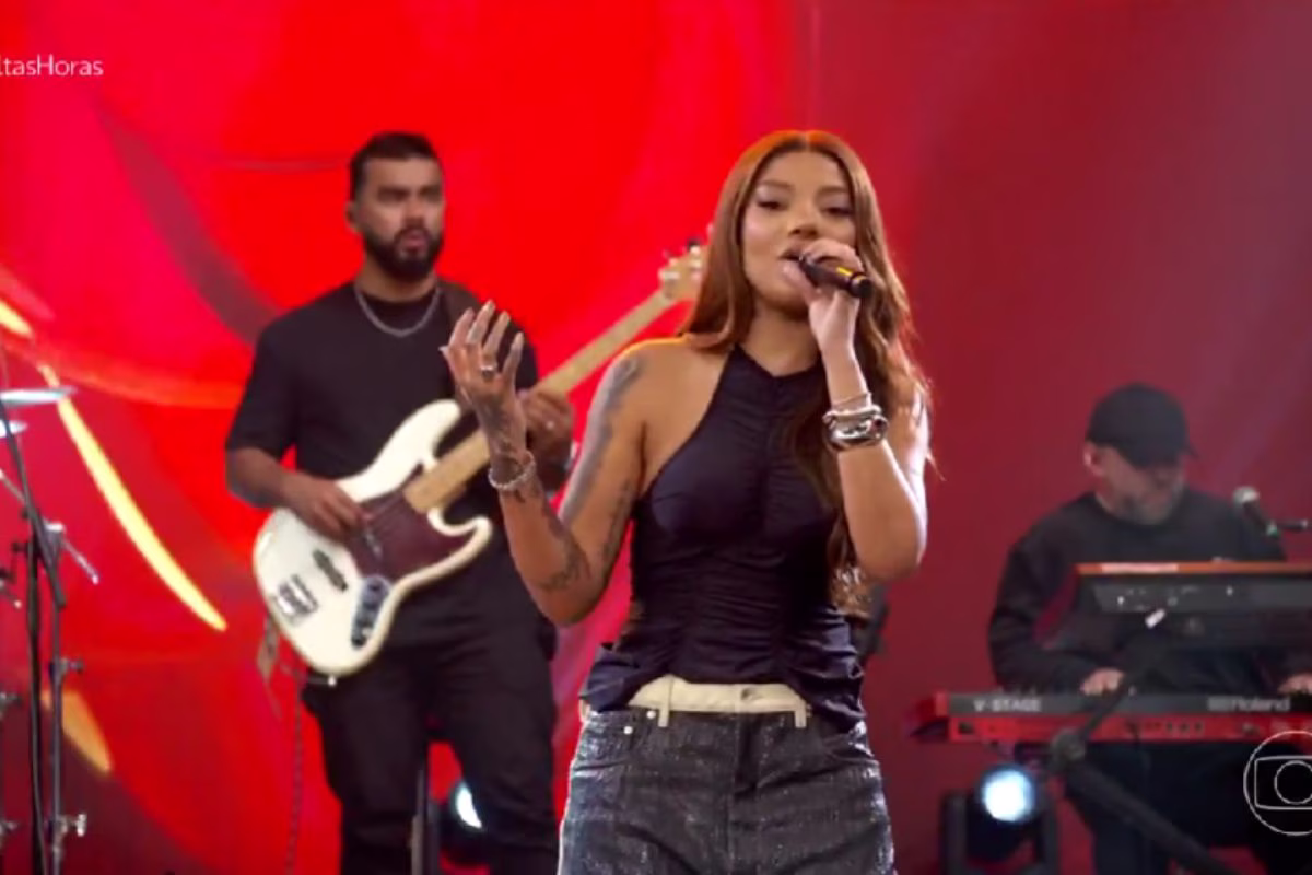 A artista Ludmilla viveu um dos instantes mais tocantes do Altas Horas