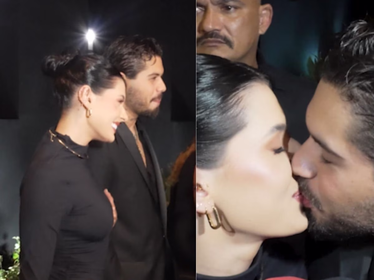 Zé Felipe e Ana Castela são vistos em momentos românticos na festa de Marrone