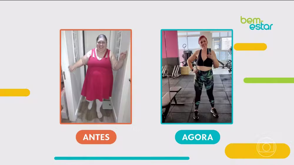 Glenda Cardoso, 40 anos, atingiu 174 quilos e não conseguia mais se locomover